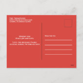 写真数々のクリスマス2枚お洒落写真 シーズンポストカード (裏面)