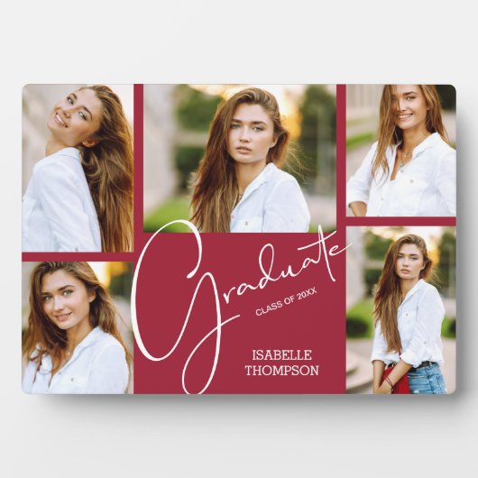 写真数々のクリムゾン卒業記念 フォトプラーク (正面)