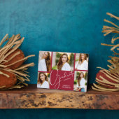 写真数々のクリムゾン卒業記念 フォトプラーク (側面)