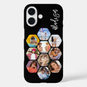 写真数々のコラージュシンプルパーソナライズされたモダン Case-Mate iPhoneケース (裏面)