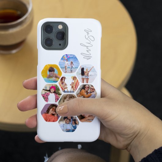 写真数々のコラージュシンプルパーソナライズされたモダン Case-Mate iPhoneケース