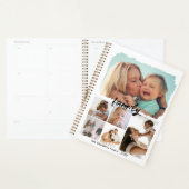 写真数々のコラージュシンプルフレームパーソナライズされた プランナー手帳 (ディスプレー)