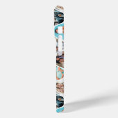 写真数々のコラージュシンプル六角モダン模様 Case-Mate iPhoneケース (裏面 / 左)