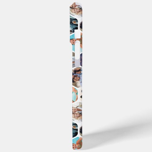 写真数々のコラージュシンプル六角モダン模様 Case-Mate iPhoneケース (裏面 / 左)