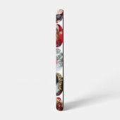 写真数々のコラージュシンプル六角モダン模様 SAMSUNG GALAXYケース (左側面)