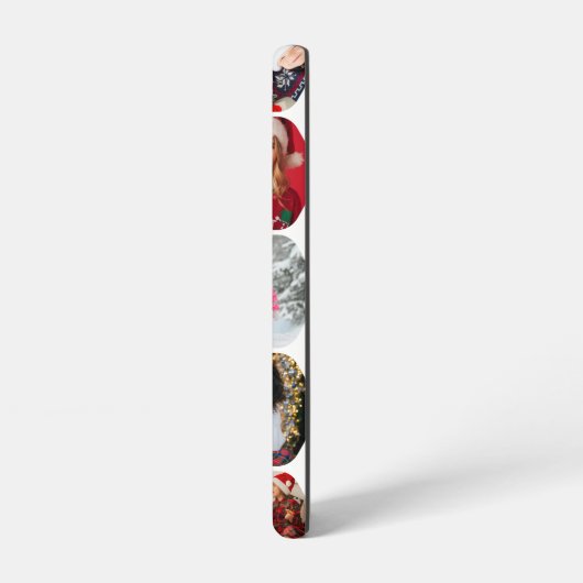 写真数々のコラージュシンプル六角モダン模様 SAMSUNG GALAXYケース (左側面)