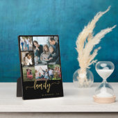 写真数々のコラージュ家族スクリプモダント保存 フォトプラーク (側面)