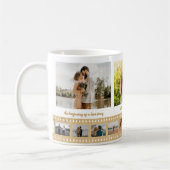 写真数々のコラージュ新結婚2周年記念 コーヒーマグカップ (左)