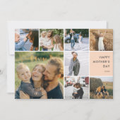 写真数々のコラージュ母の日 シーズンカード (正面)