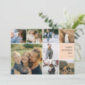 写真数々のコラージュ母の日 シーズンカード (スタンド正面)