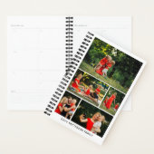 写真数々のコラージュ自分の家族を作成 プランナー手帳 (ディスプレー)