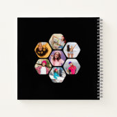 写真数々のコラージュBEE JUST YOU パーソナライズされた Name ノートブック (裏面)