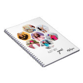 写真数々のコラージュBEE JUST YOU パーソナライズされた Name ノートブック (右側)