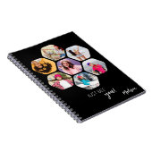 写真数々のコラージュBEE JUST YOU パーソナライズされた Name ノートブック (右側)