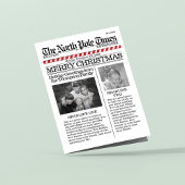 写真数々のサンタ・ニュース可愛いクリスマスメリー シーズンカード