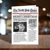 写真数々のサンタ・ニュース可愛いクリスマスメリー シーズンカード