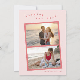 写真数々のサン・バレンタインフォトカード シーズンカード