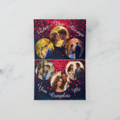 写真数々のバレンタインデーのカード サンキューカード (内部)