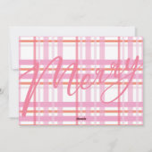 写真数々のブース |ギンガムメリークリスマス シーズンカード (裏面)