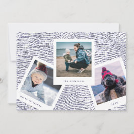 写真数々のブース | Blue Merry Christmas シーズンカード