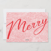 写真数々のブース | Red Merry Christmas シーズンカード (裏面)