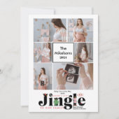 写真数々のベビー妊娠の発表 シーズンカード (正面)