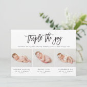 写真数々の三モダン連の誕生の発表 案内状 (スタンド正面)