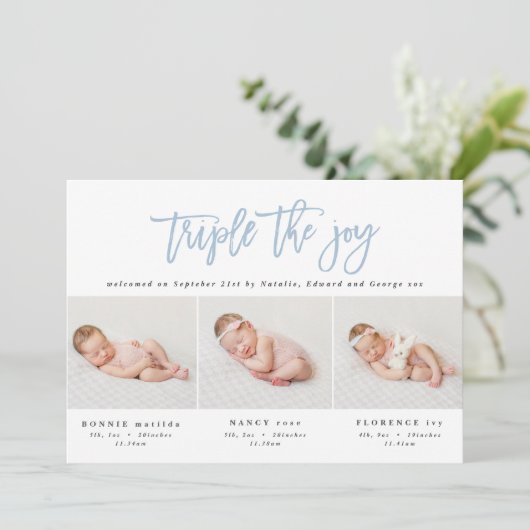 写真数々の三モダン連の誕生の発表 案内状 (スタンド正面)