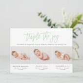 写真数々の三モダン連の誕生の発表 案内状 (スタンド正面)