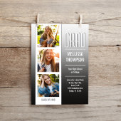 写真数々の卒業モダンパーティー 招待状