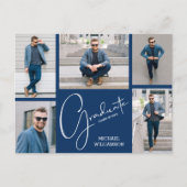 写真数々の卒業党招待状 ポストカード (正面)