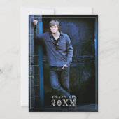 写真数々の卒業招待状 招待状 (裏面)