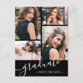 写真数々の卒業日保存 ポストカード (正面)