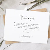 写真数々の手レタリング赤ちゃんシャワー サンキューカード