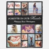 写真数々の永遠にハート フリースブランケット (正面)