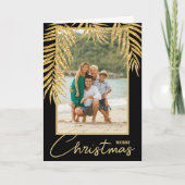 写真数々の熱帯折り畳みクリスマスホリデーカード カード (正面)