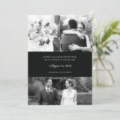 写真数々の結婚のお知らせ 案内状 (スタンド正面)