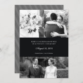 写真数々の結婚のお知らせ 案内状 (正面/裏面)