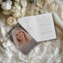 写真数々の記念悔やみや弔慰葬儀プログラム