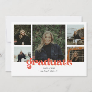 写真数々の2023年度卒業発表 招待状