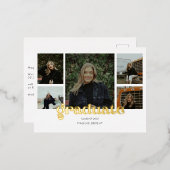 写真数々の2023年度卒業発表 箔シーズンポストカード (正面/裏面)