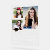 写真数々の2025年の卒業発表 アクリルサイン (傾斜)