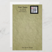 写真文房具、カスタム写真パーソナライズされた文房具 便箋 (正面/裏面)