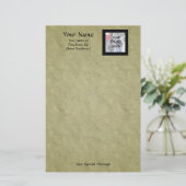 写真文房具、カスタム写真パーソナライズされた文房具 便箋 (スタンド正面)