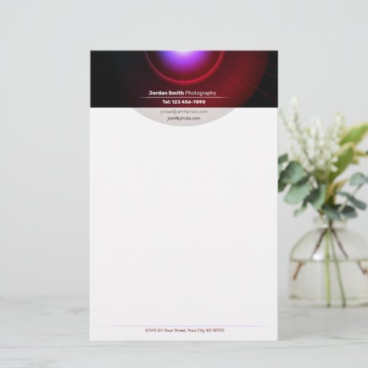 写真文房具 便箋 (スタンド正面)