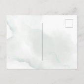 写真日付のはがき結婚を保存 案内ポストカード (裏面)