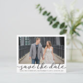 写真日付はがきを保存する(白縁ど色) ポストカード (スタンド正面)