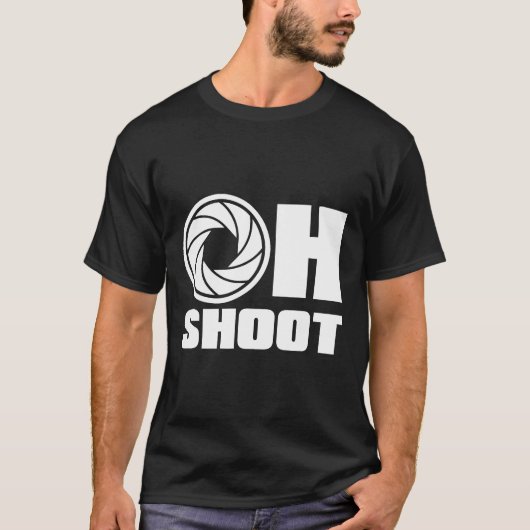 写真日景品カメラカメラカメラカメラマン Tシャツ (正面)