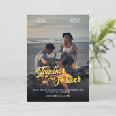 写真映えするウェディング 招待状 (スタンド正面)