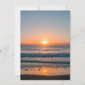 写真映えするウェディング 招待状 (裏面)